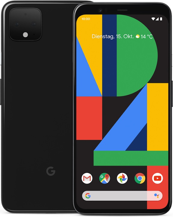 Google Pixel 4 (64 GB, Just Black, 5.70", Single SIM, 16 Mpx, 4G)