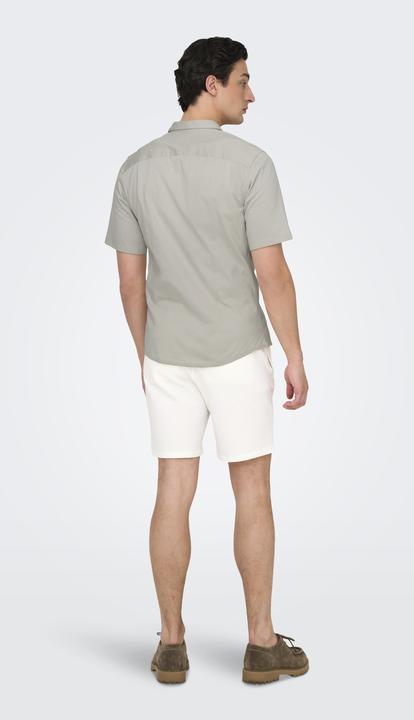 Produktbild Only & Sons Onsrobin Button Under Ss Stretch Shirt (L)