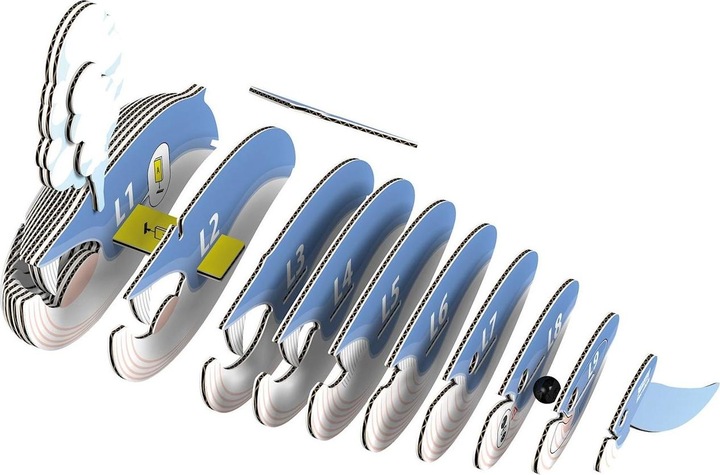 Produktbild Eugy 3D Bastelset Blauwal (MQ6)