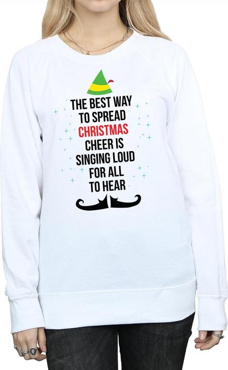 Produktbild Elf Christmas Cheer Text Sweatshirt (S)