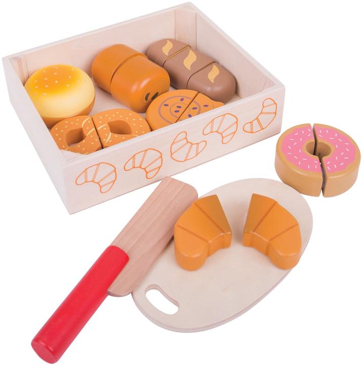 Produktbild Bigjigs Holzkiste mit geschnittenem Brot