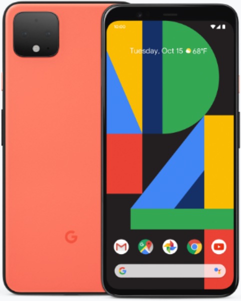 Google Pixel 4 (64 GB, Oh, così arancione, 5.70", SIM + eSIM, 16 Mpx, 4G)