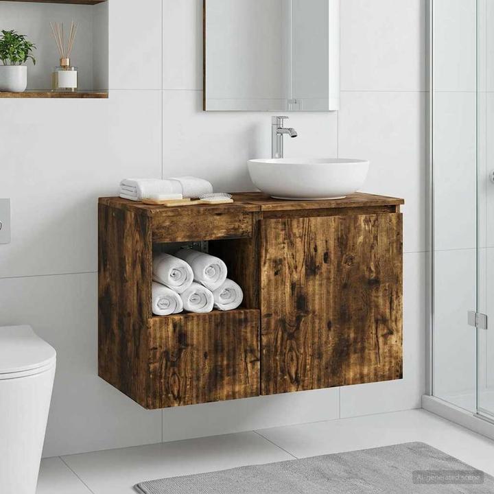 Produktbild vidaXL Badezimmerschrank (44.50 x 30 x 50 cm)