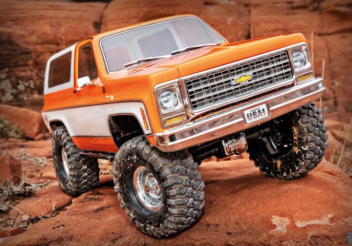 Produktbild Traxxas TRX-4 79 Chevy Blazer orange/weiss 1/10 Crawler RTR Brushed, Clipless, ohne Akku und Ladegerä (RTR Ready-to-Run)
