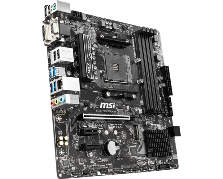 Produktbild MSI B450M Pro-VDH Max (AM4, AMD B450, mATX)