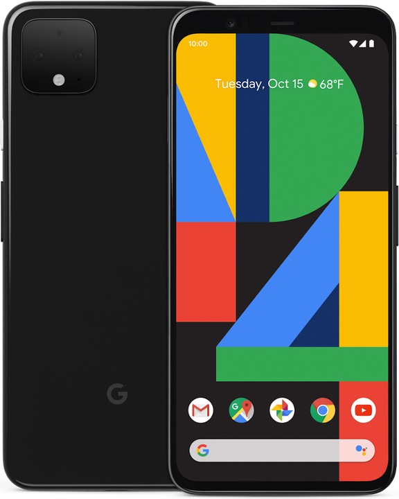 Google Pixel 4 XL (64 GB, Just Black, 6.30", SIM + eSIM, 16 Mpx, 4G)
