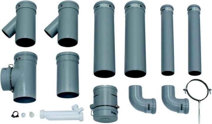 Produktbild Vaillant Basis-Anschluss-Set DN 130 PP für 2 Geräte / 2er-Kaskade
