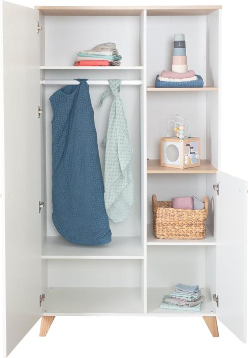 Produktbild Roba Kinderzimmerset Leon (Babybett, Kinderkleiderschrank, Wickelkommode)
