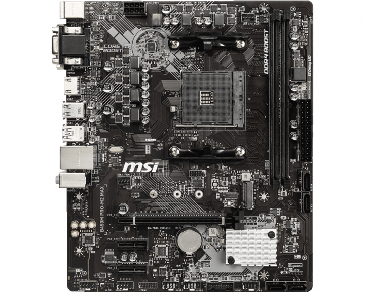 MSI B450M Pro-M2 Max (AM4, AMD B450, mATX)