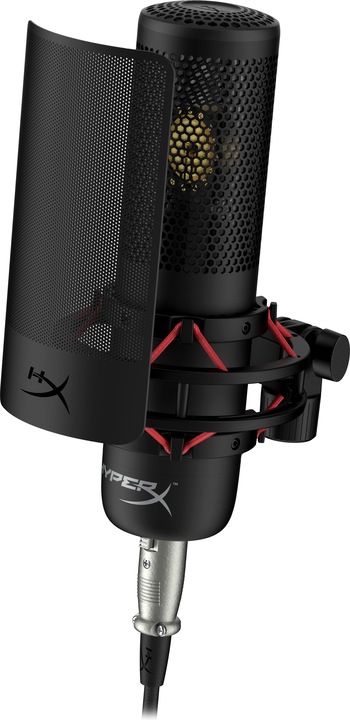 Productafbeelding HyperX ProCast studiomicrofoon Type transmissie (details):Bedraad incl. Spin