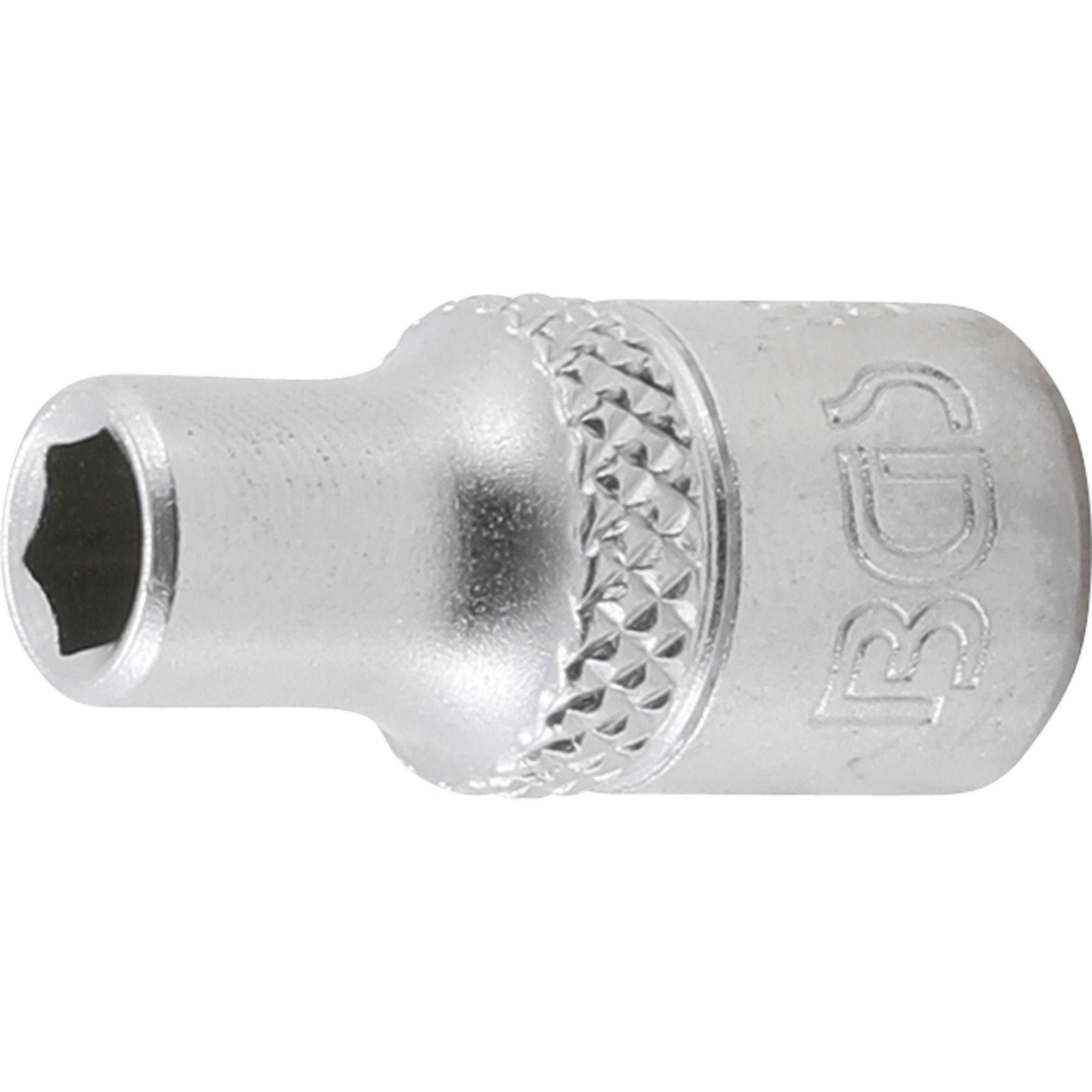 Thumbnail - BGS, Steckschlüssel + Stecknuss, Steckschlüssel-Einsatz Sechskant Antrieb Innenvierkant 6,3 mm (1/4") SW 3/16" (3/16")
