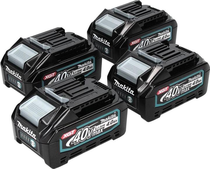 Immagine prodotto Makita Set di batterie: 4x BL4040 Batterie 4.0 Ah max. 40V - XGT Li-Ion - Classe di protezione IP64 - (40 V)