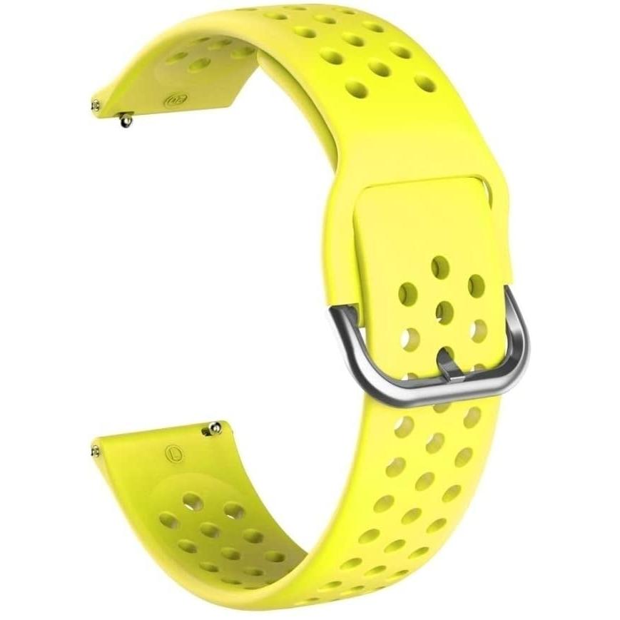 Thumbnail - Strap-it Silikonarmband (Silikon), Uhrenarmband, Gelb