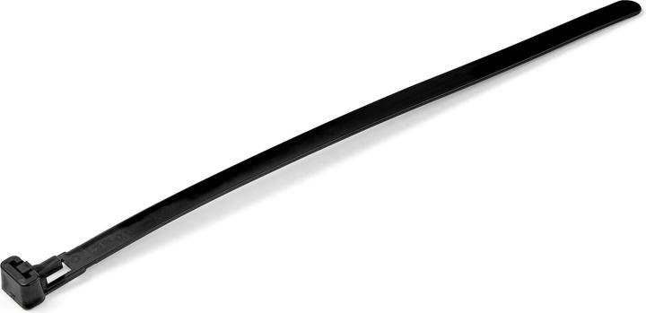 Actual product image StarTech 20cm(8") Reusable Cable Ties, 7mm(1/4") wide, 50mm(1-7/8") Bundle Dia. 22kg(50lb (Plastic cable ties, 200 mm, 100 pcs.)