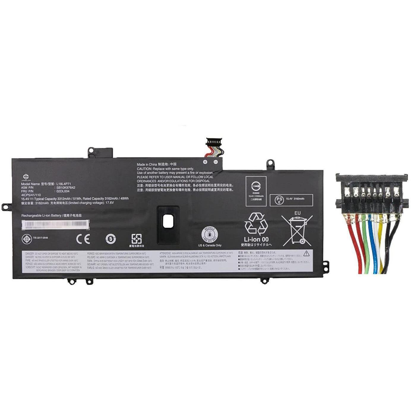 CoreParts Laptop Battery for Lenovo (3250 mAh), Notebook Akku, Schwarz