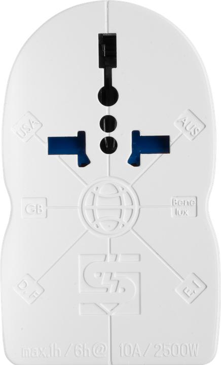 Image du produit Steffen Adaptateur World Socket 1xUSB - Suisse T12, sortie 5V/2300mA
