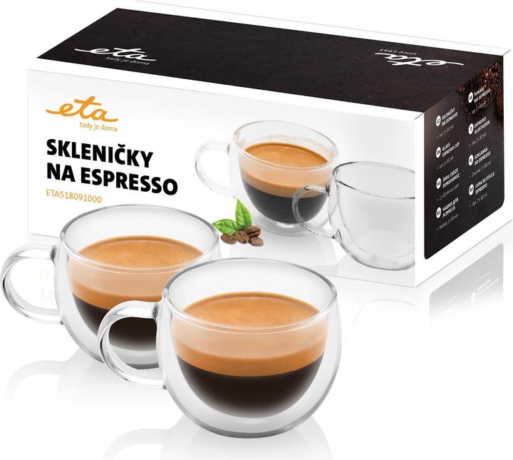Actual product image ETA Espresso glasses (80 ml, 2 x)