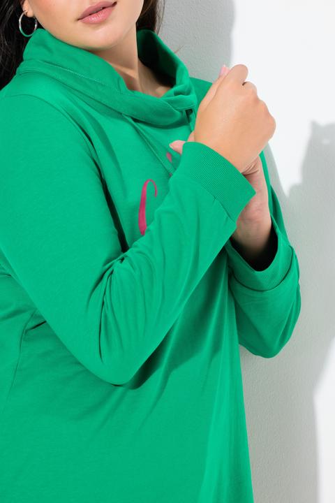 Produktbild Ulla Popken Sweatshirt, Moin, Stehkragen, Langarm (46, 48)