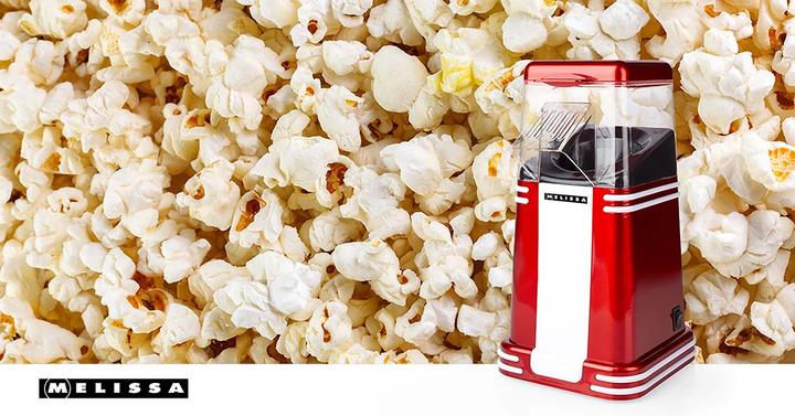 Actual product image Melissa Popcorn-Maker | 60 g | 1200 W | 2 - 4 min | Rot/Weiss