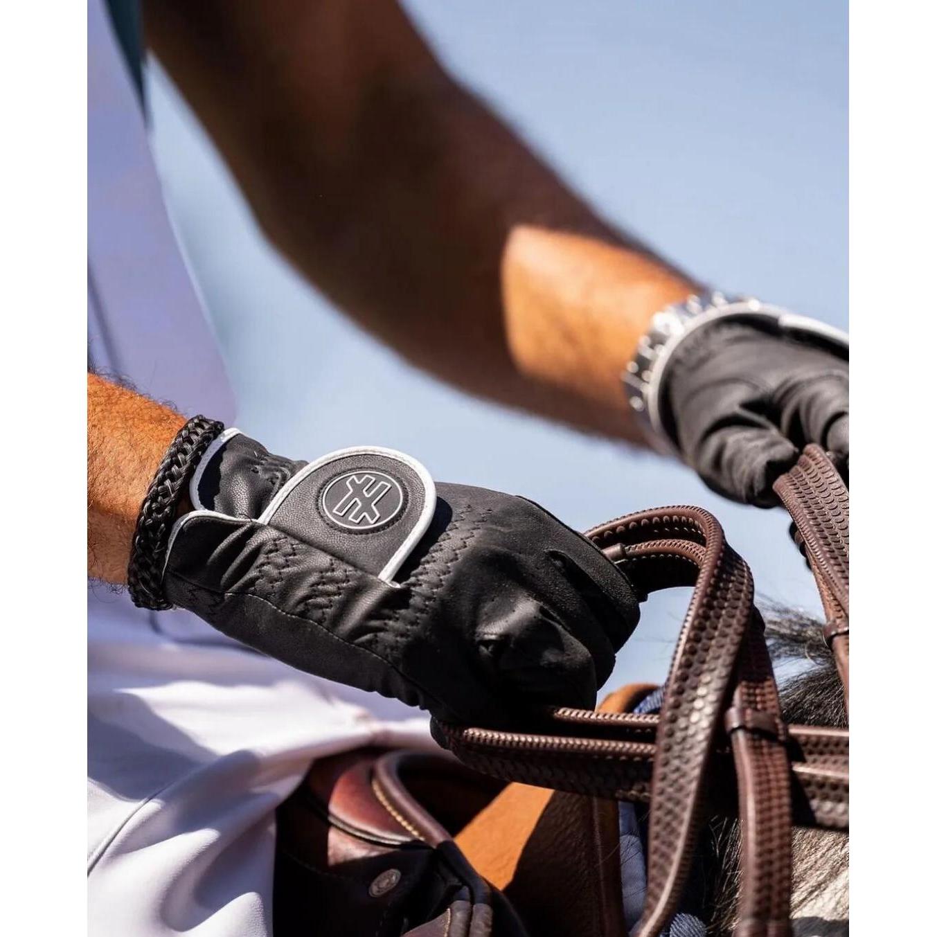 Thumbnail - NGB Sports, Damen, Handschuhe, reithandschuhe daen, Schwarz, (M)