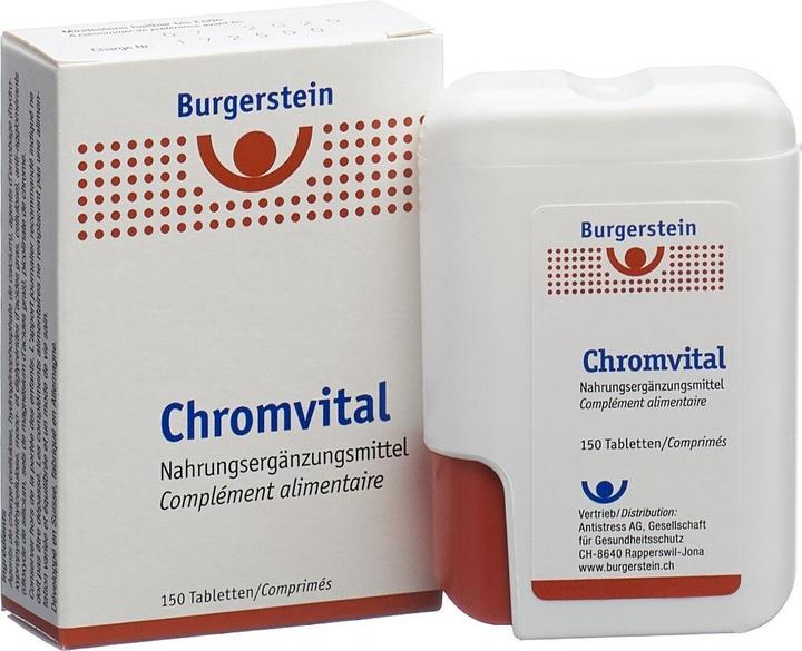 Image du produit Burgerstein Chromvital (150 Tabs) (150 pcs, Cachets, 34 g)
