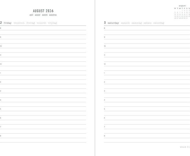 Image du produit Letts Agenda Inspire (A5, 1 jour / 1 page)