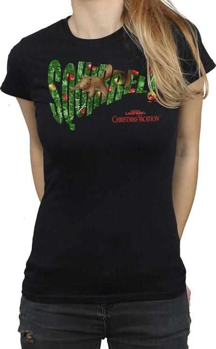 Actual product image National Lampoon´s Vacation Womens/Ladies Squirrel Tree Cotton T-Shirt (S)