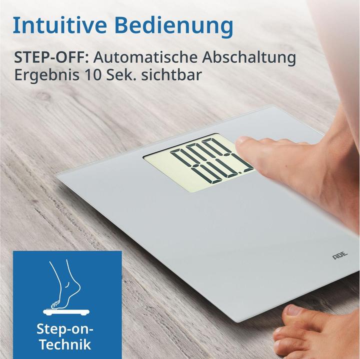 Actual product image ADE Digitale Körperwaage mit grossem Display (200 kg)