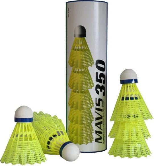 Produktbild Yonex Mavis 350 Nylon gelb blau (1 Dose à 6 Shuttles)