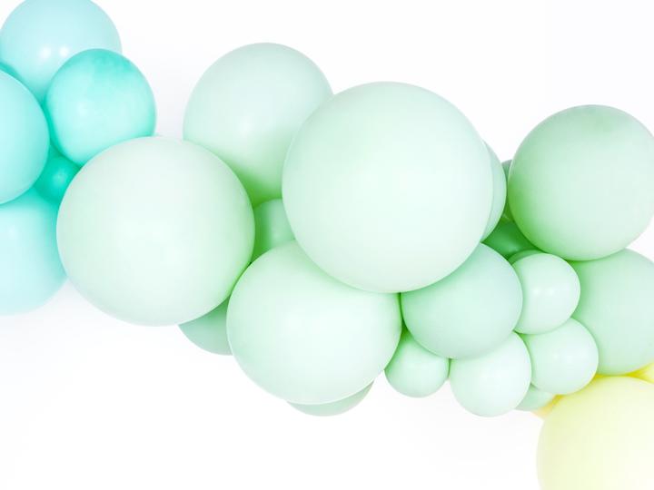 Actual product image Partydeco Balloons Pistachio Green Pastel 30cm (50pcs) (50x)