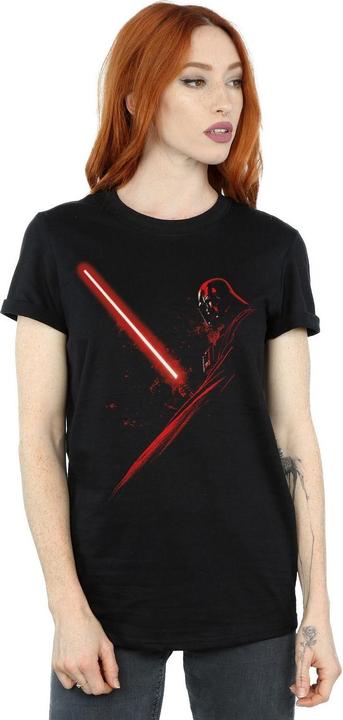 Immagine prodotto Star Wars Darth Vader Lightsaber Maglietta Ampia Donna (3XL)