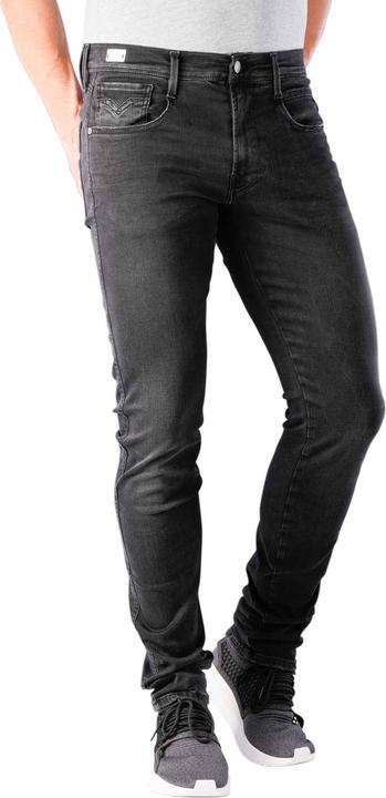Actual product image Replay Anbass Jeans Slim black washed (W31/L32)