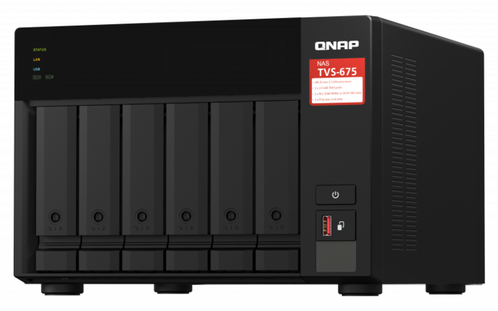 Produktbild QNAP TVS-675-8G (0 TB)