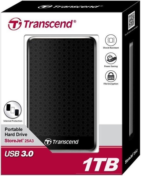 Produktbild Transcend STOREJET A3 2.5IN MOBILE 1TB (1 TB)