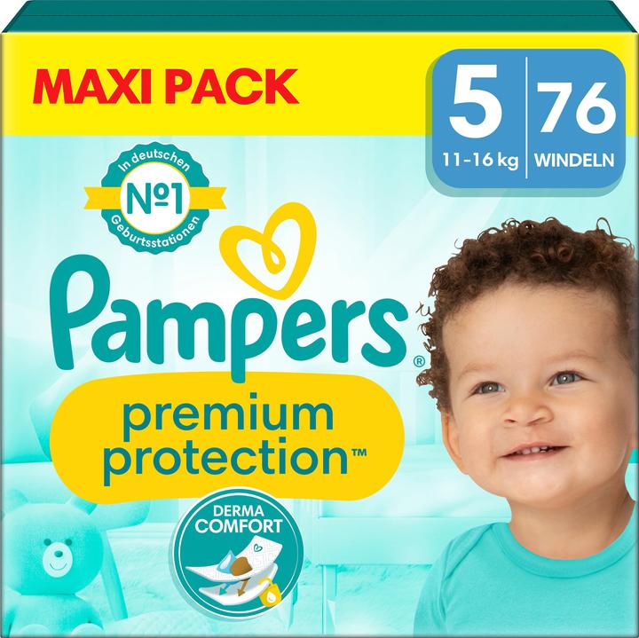 Actual product image Pampers Premium Protection (Size 5, Pack, 76 Piece)