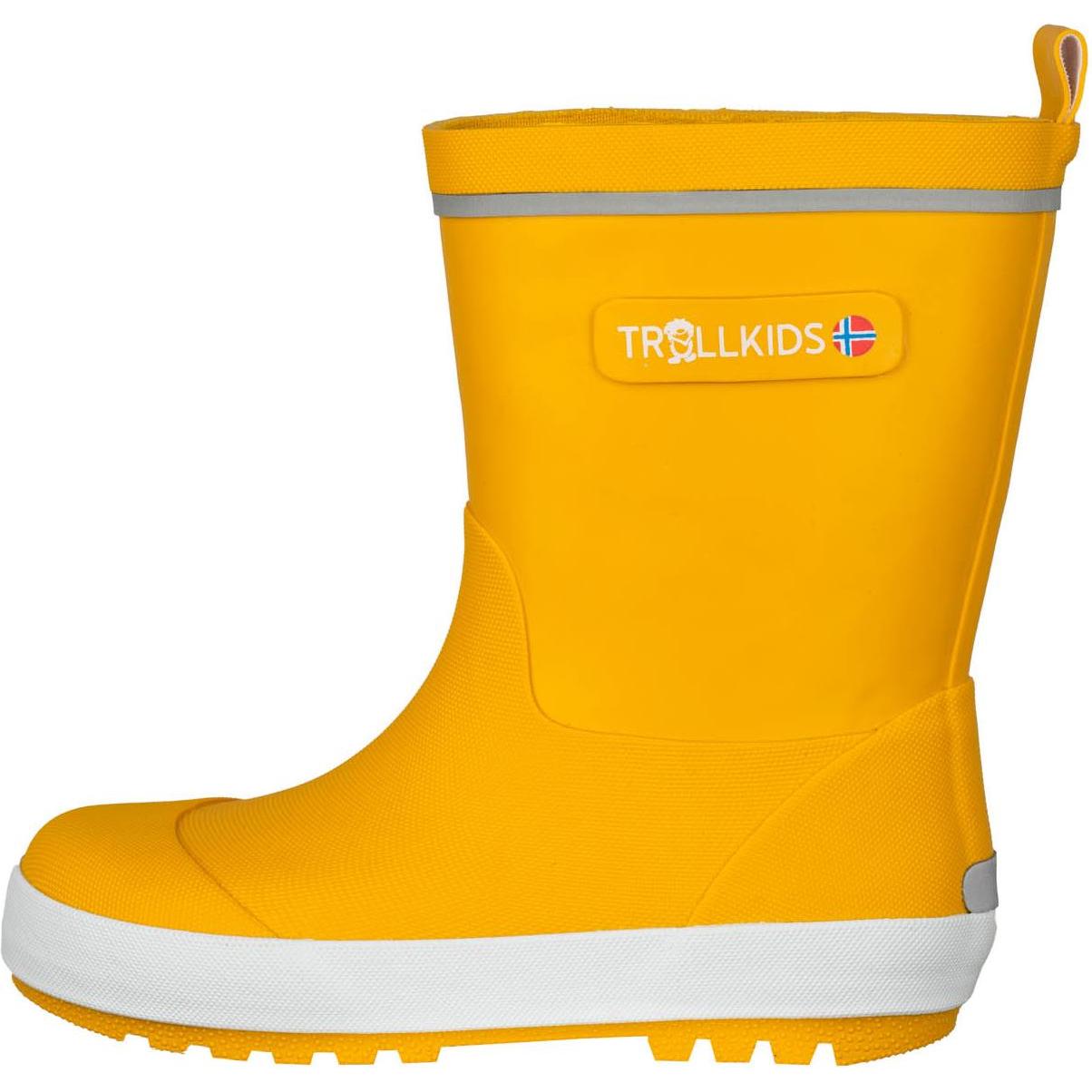Trollkids, Jungen, Gummistiefel, Lysefjord Rubber Schuhe, Gelb, (33)