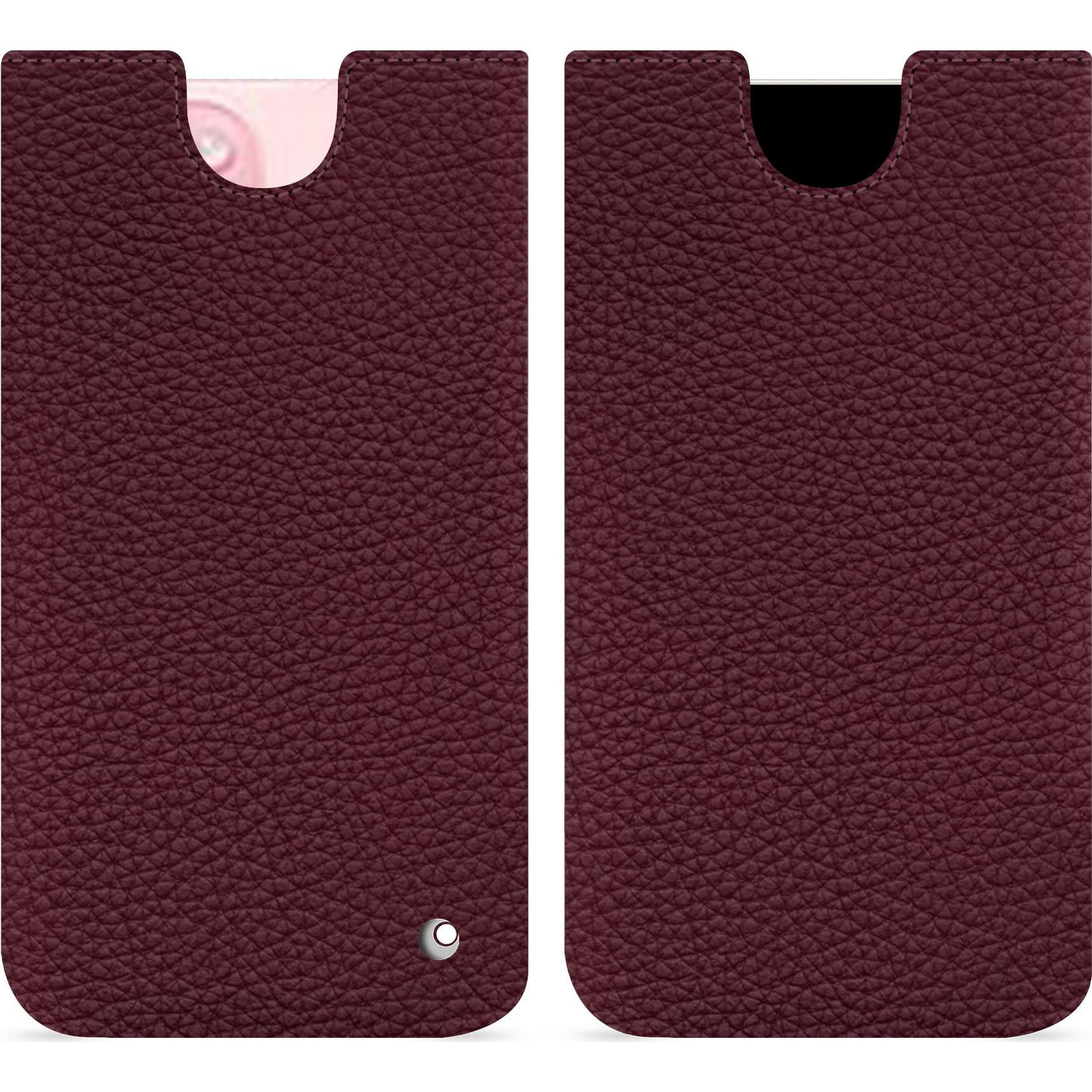 Noreve Lederschutzhülle (Apple iPhone 15), Smartphone Hülle, Violett