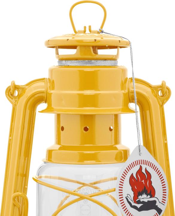 Actual product image Feuerhand Storm lantern 276 signal yellow