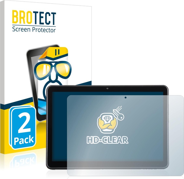 Produktbild BROTECT Schutzfolie Displayschutz Klar (2 Stück, Terra Pad 1006)