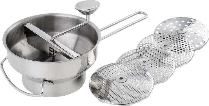 Actual product image EVA Strainer 4pcs set silver coloured