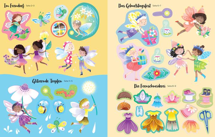 Produktbild Mein erstes Glitzer-Stickerbuch: Funkelnde Feen