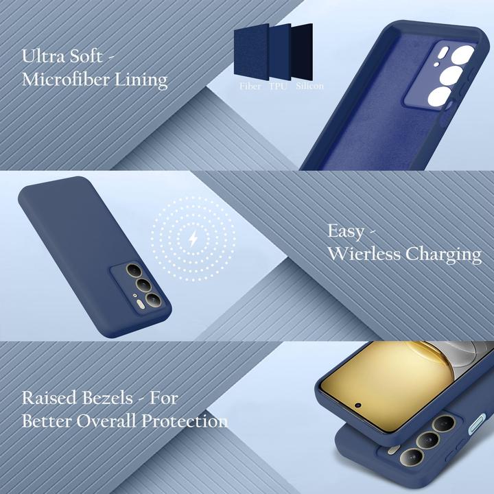 Image du produit Cadorabo Coque pour Realme C75 TPU Liquid Silicone Case (Siemens CC75)