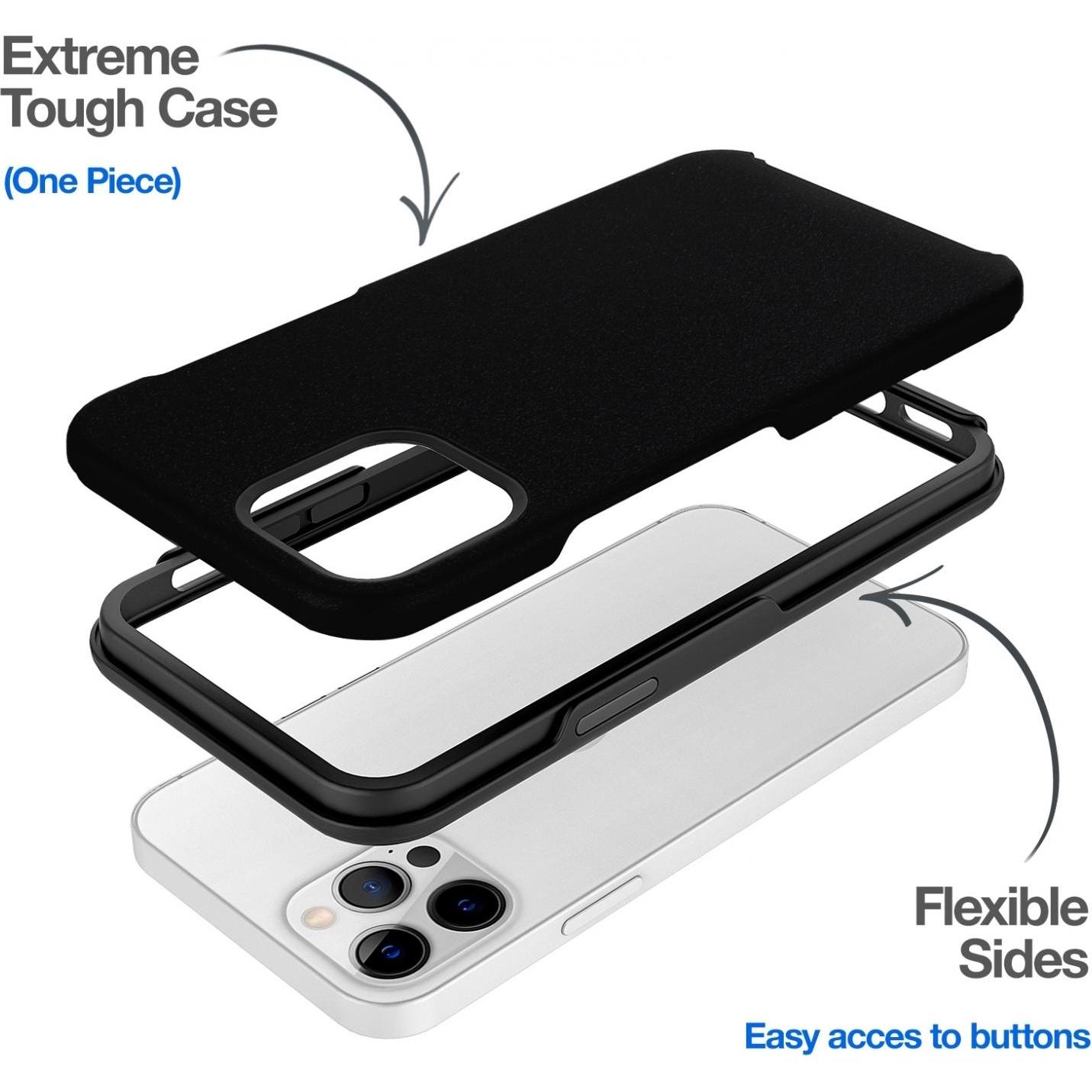Thumbnail - Mobilize Extrem widerstandsfähiger Koffer (Apple iPhone 13 Pro Max), Smartphone Hülle, Schwarz