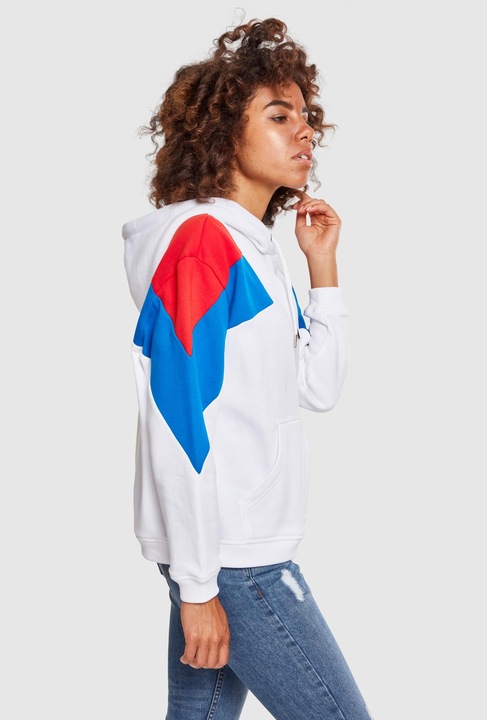 Actual product image Urban Classics Ladies Oversize 3-Tone Block Hoody (XXL)
