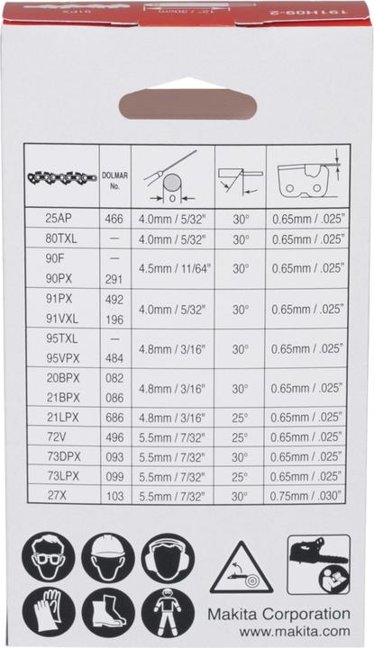 Actual product image Makita Spare chain 1910V6-4 (Chainsaw, Saw chain)