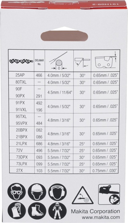 Actual product image Makita Spare chain 1910V6-4 (Chainsaw, Saw chain)
