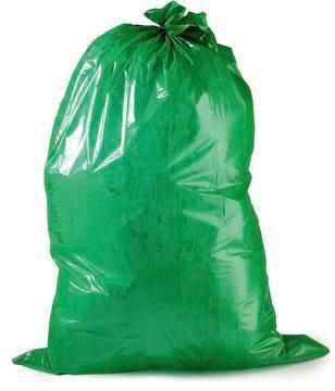 Produktbild Transpak Müllsack Premium Inhalt 120l Masse 700x1100mm Stärke 45µ PE grün (250x, 120 l)