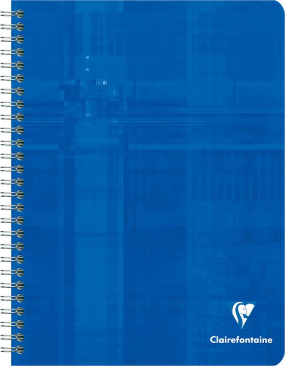 Image du produit Clairefontaine Cahier à spirales (17 x 22 cm, À rayures, Couverture rigide)