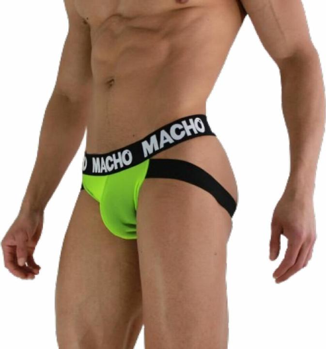 Macho Underwear Macho - Mx28fa Jock Green Fluor L (L)