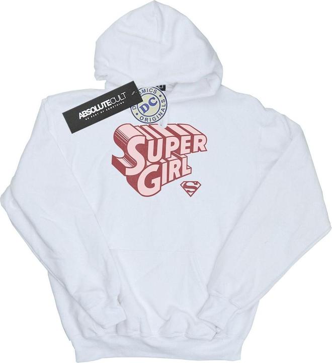 Supergirl Retro Logo Kapuzenpullover (XXL)